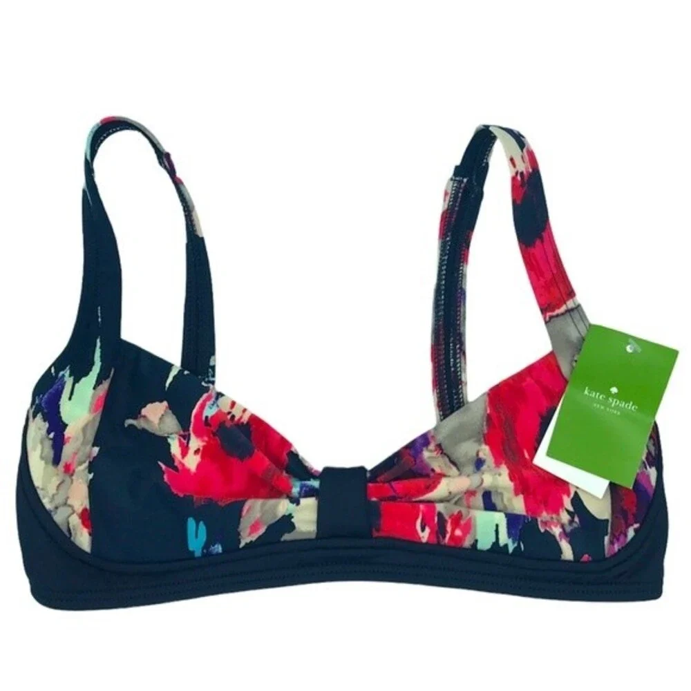 NWT Kate Spade bralette bikini top size xsmall